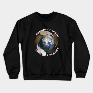 Save the Planet Crewneck Sweatshirt